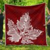 Canada Maple Leaf Premium Quilt (Red) A0  Quilt